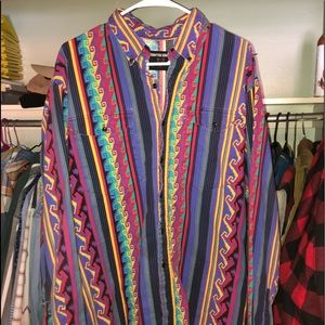 Vintage western 80s button up